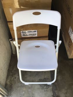 White Folding Chair