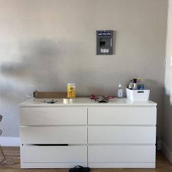 White IKEA Malm Dresser - 6 Drawer for Sale in Los Angeles, CA - OfferUp