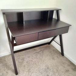 Study Computer Table With Shelves 