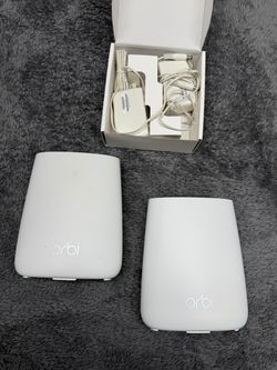 Netgear Orbi RBK22 Whole Home WiFi System Tri-band 4000 sq ft 2.2 Gbps