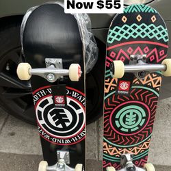 Skateboard New 8:0 $60 Now $55 Each 
