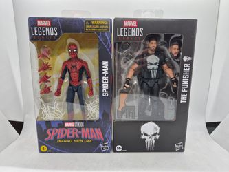 Marvel Legends Spider-Man & Punisher Action Figures