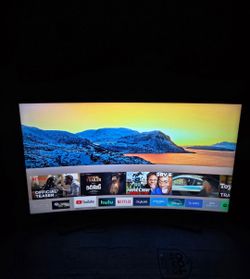 55-inch Curved SAMSUNG 4K Smart TV UHD HDR