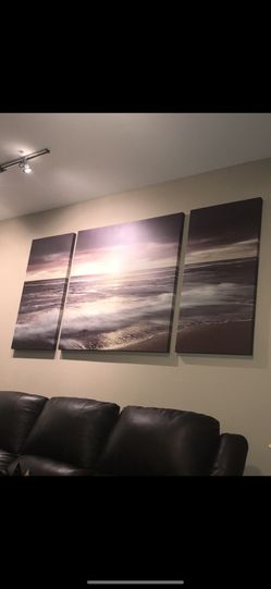 Beach Paintings - Wall Set Of 3