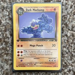 27/82 Dark Machamp 1st Edition