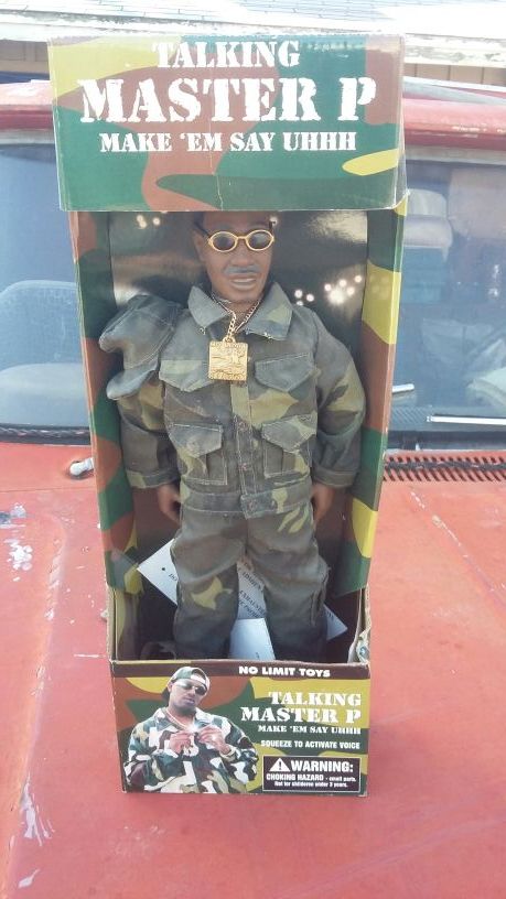 No limit records master p talking doll RARE COLLECTABLE great condition still in box mtv make em say uh discontinued