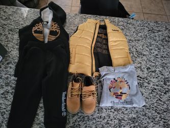Timberland boy clothes and NEW boots $100