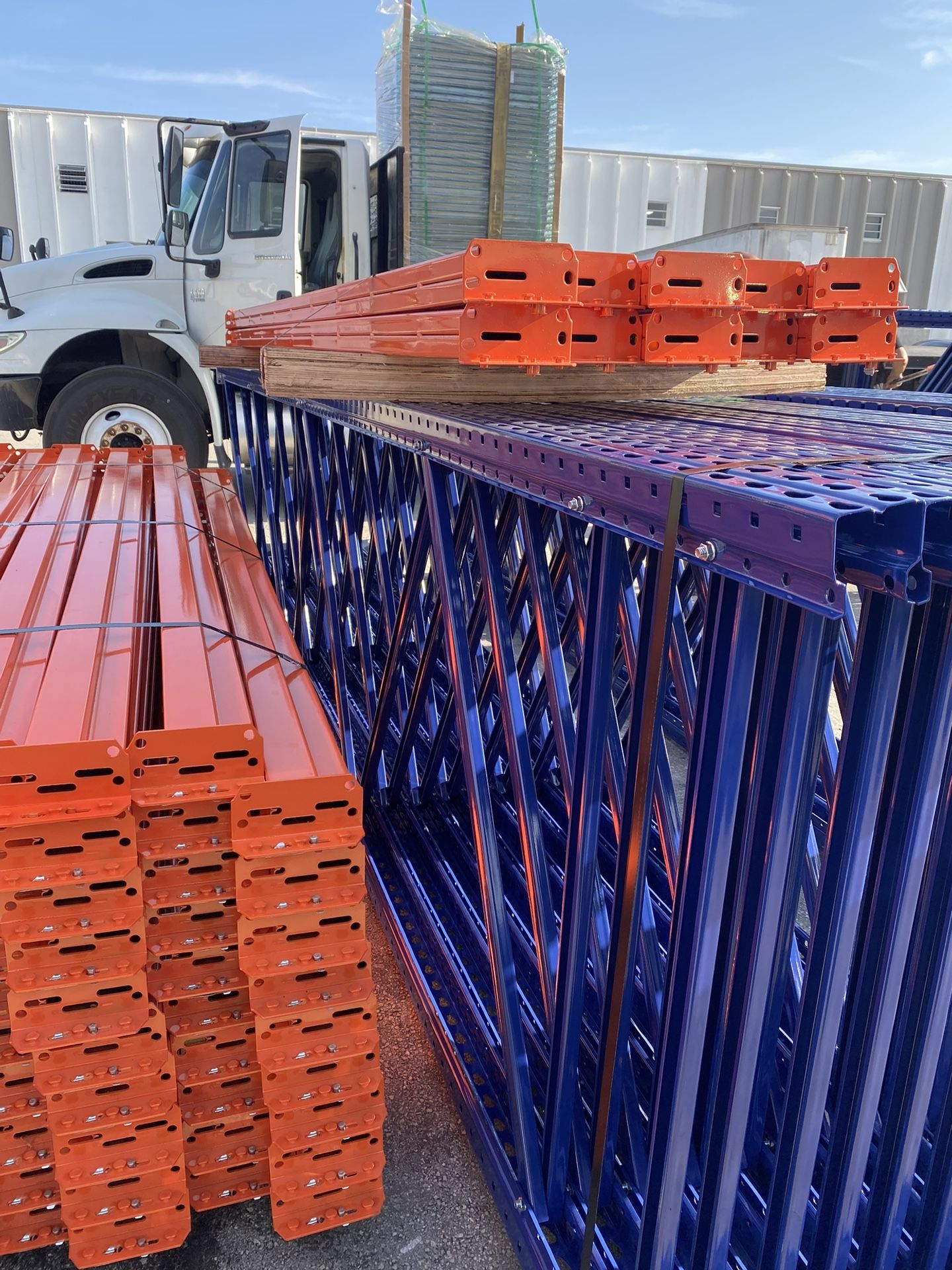 Pallet Racks Upright Beams Wire Decks Warehouse Shelving for Sale in ...