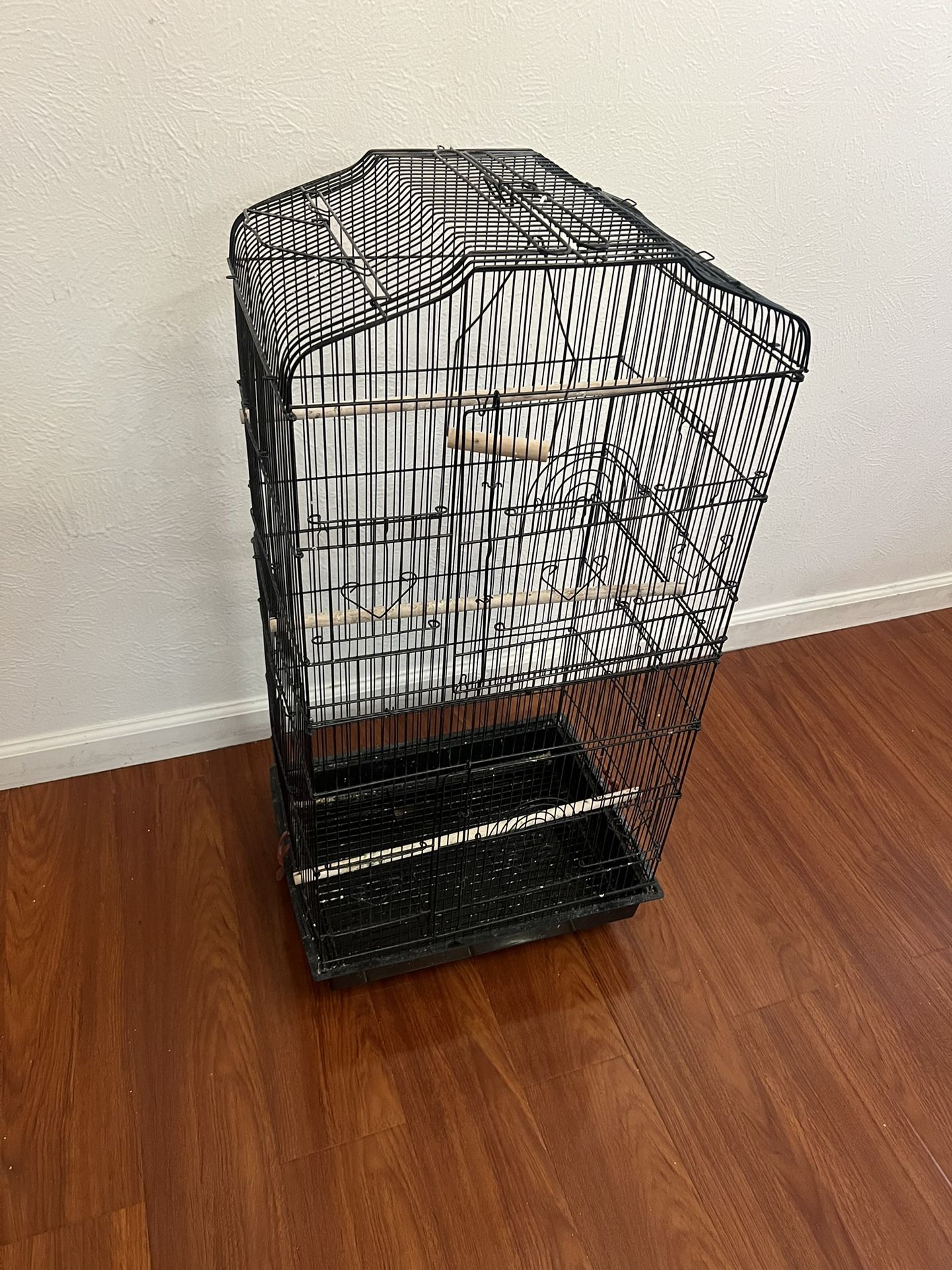 2 bird cages
