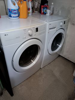 LG Washer & Gas Dryer Stackable Frontload