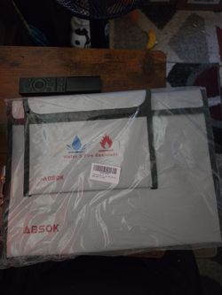 ABSOK Water & Fire Resistant Document Bag