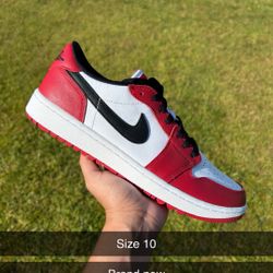 Jordan 1 Low Chicago Golf Shoe Size 10