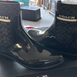 Coach rain boots 