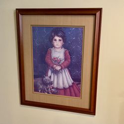 REDUCED!! Vintage Limited Edition Signed and Dated Lithograph