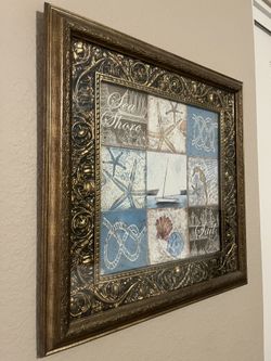 Framed Beach Art