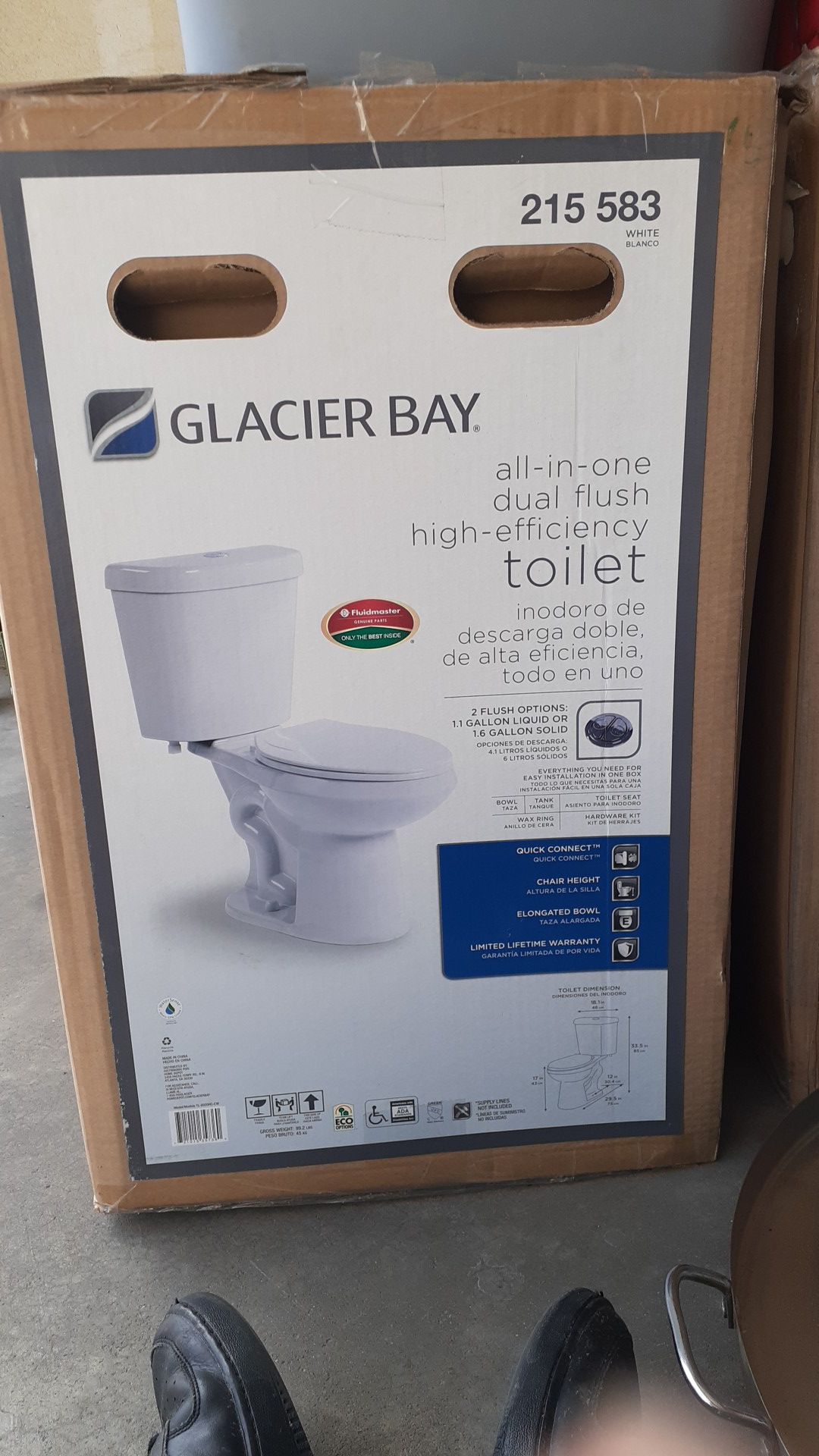 Glacier Bay Toilet