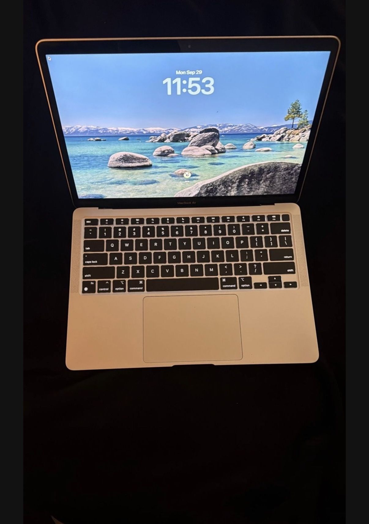 Apple MacBook Air 13 Inch M1 (2020 )256gb Storage 8ram 10/10 Silver Color 50 Cycle Count Hardly Used