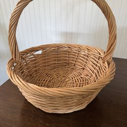 Large Handcrafted Wicker Basket