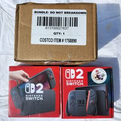 Nintendo Switch 2, Switch 2 Mario, Costco Version 