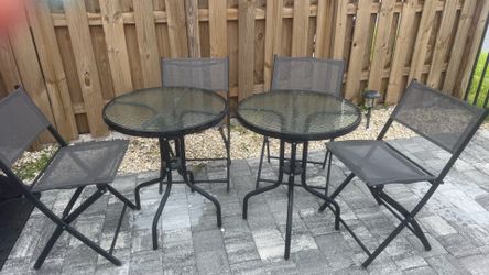 Patio bistro set