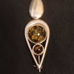 Amber In Sterling pain