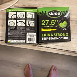 Slime 27.5” Extra Strong Self-Sealing Bike Tube (Presta Valve)