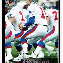 1995 Topps Stadium Drew Bledsoe New England Patriots #290