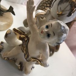 Lefton Boy Mid Century Candle Holder 