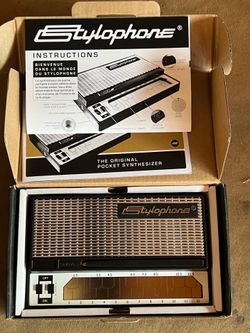 Stylophone mini synthesizer new in box $20