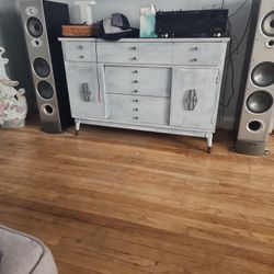 Antique TV Stand. It's Been Whitewashed. Asking $225. 