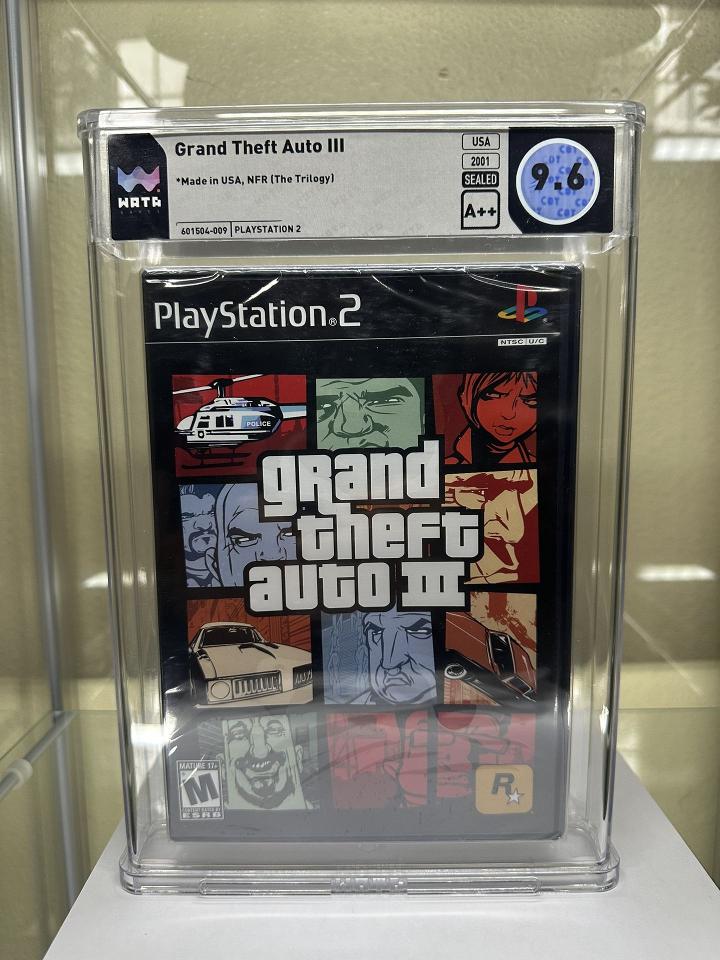 Grand Theft Auto III 3 (Sony PlayStation PS2, 2006) NEW Sealed WATA 9.6 A++