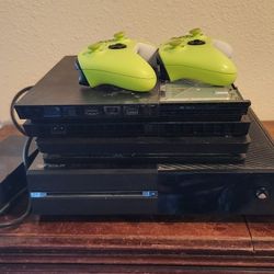 FOR REPAIR/PARTS Xbox One And 2 Ps4