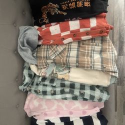 Bundle Of Girls Sweaters And Cardigans 