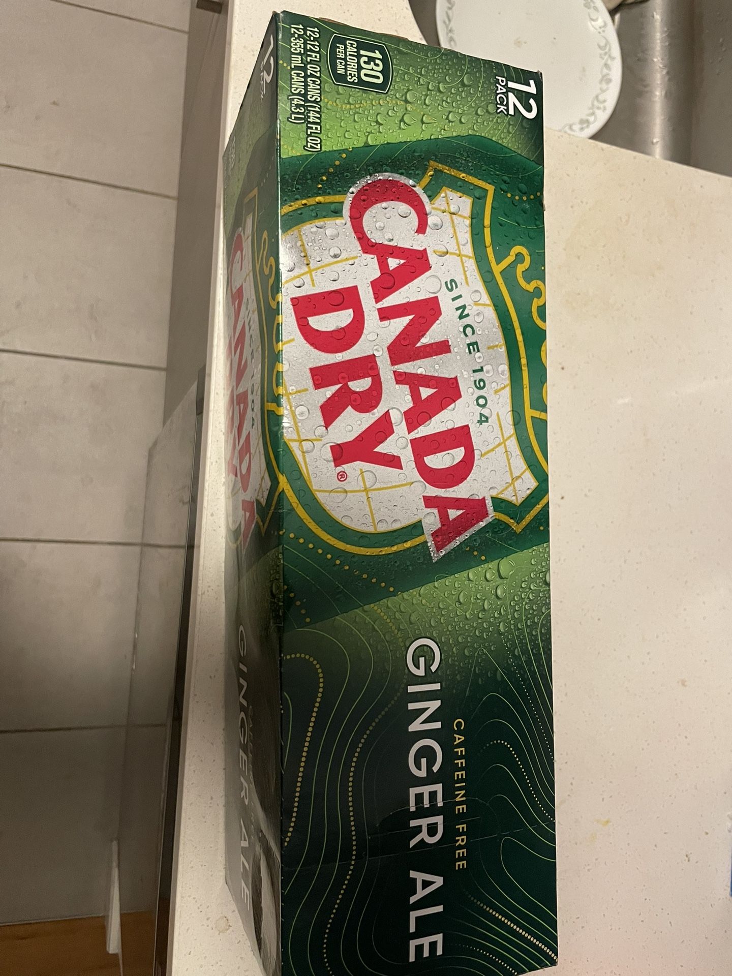 Canada dry Gingerale, 12 ounce cans 12 pack best price