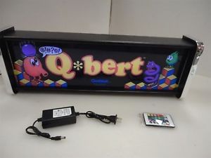 Qbert Video Game Marquee Display Light Box
