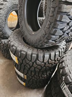 New set of tires aplus mud terrain 33 1250 17