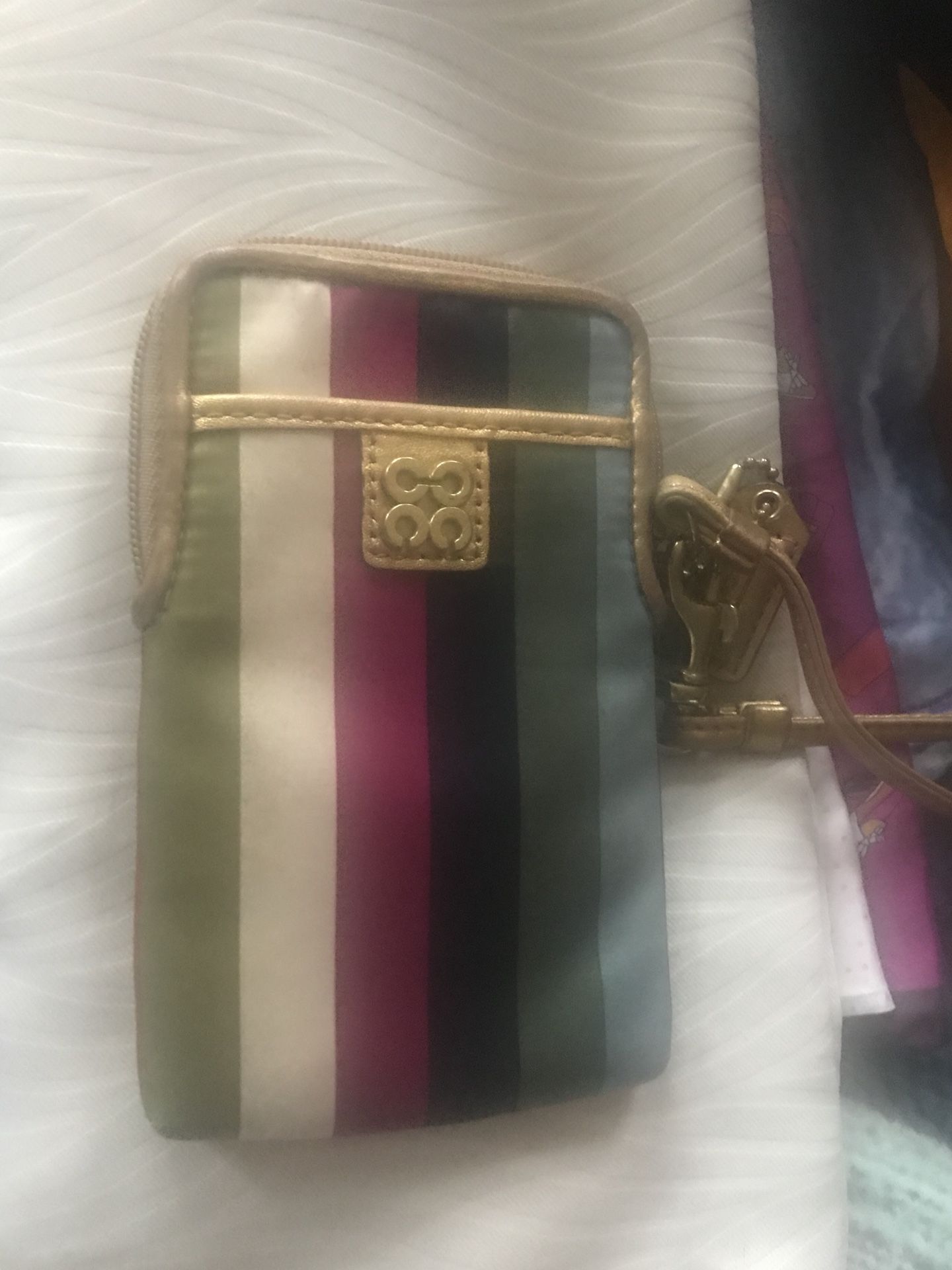 Coach Wristlet/ phone case