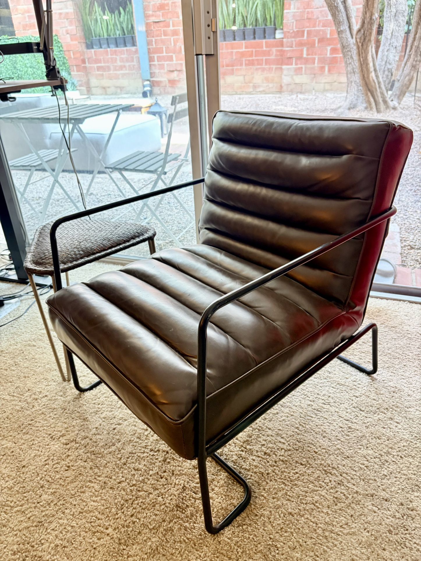 Genuine Leather Armchair/Lounge Chair/Accent Chair