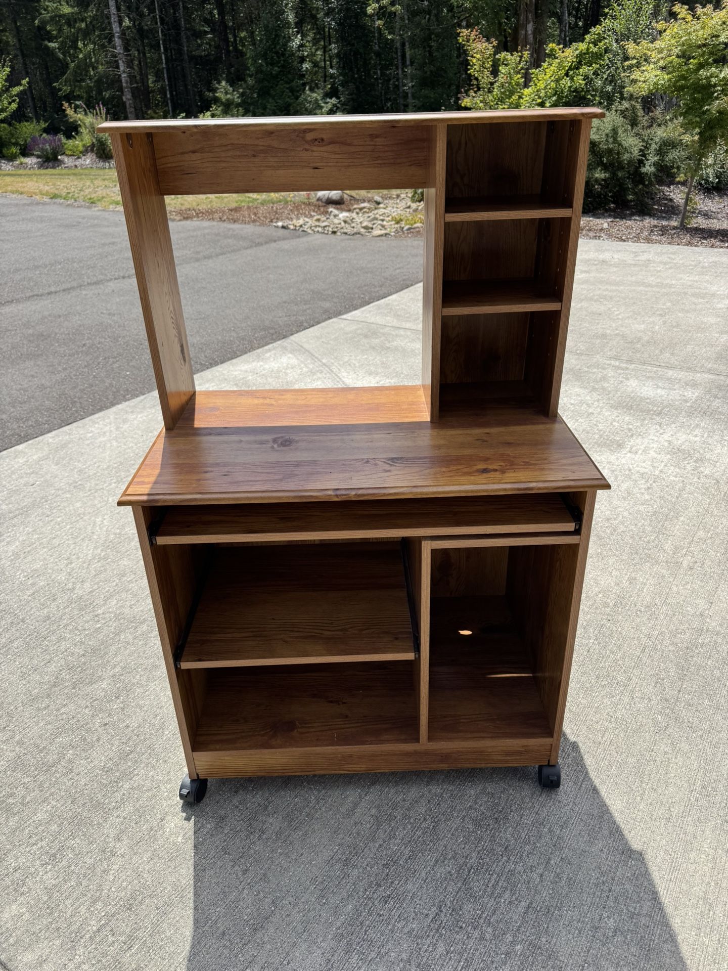 Computer And Printer Desk