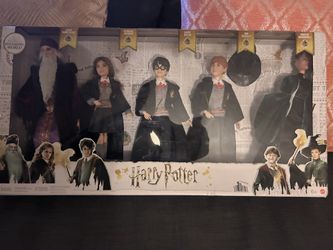 Harry Potter Colección Dolls  Ron, Hermione,Harry, Minerva Mcgonagall, Albus Dumbledore.