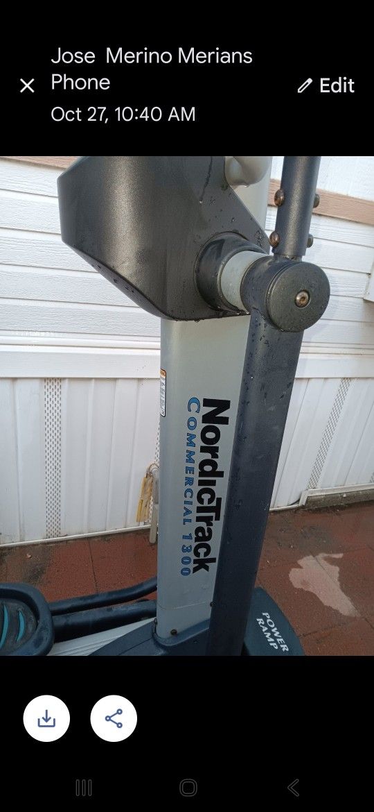 Nordic Track Elliptical Exercise Machine 