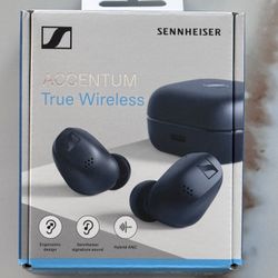 Sennheiser ACCENTUM True Wireless Earbuds - LNIB BLUE 