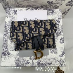 DIOR NANO SADDLE POUCH WITH CHAIN