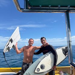 Used 6’4 Round Tail Performance Surfboard  In First Photo On Right 