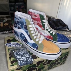 Vans x cheap bape harga
