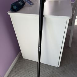 INNSTAR Resistance Bands Bar 38" Black Max Load 800lb for Home Gym Workout Full Body Workout Power Lifting Fitness Bar