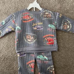 Disney Pixar Cars Baby/Toddler 2 Piece Set