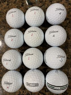 Titleist ProV1x and AVX