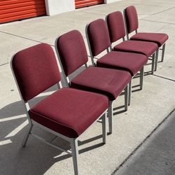 Vintage Retro Eck Adams Metal Tanker Industrial Office Chairs