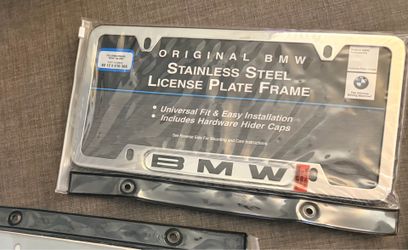 BMW License Plate Frame & hardware hider caps are included, Southern Highlands Area Vegas -